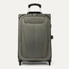 Front view of Maxlite 5 Carry-On Rollaboard in Slate Green, showing two front zippered compartments and a top carry handle.