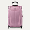 Front view of Maxlite 5 Carry-On Rollaboard in Orchid Pink, showing two front zippered compartments and a top carry handle.