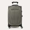 Front view of Maxlite 5 Carry-On Expandable Spinner in Slate Green, featuring soft-edge design and 4-wheel spinners.