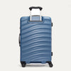 Rear view of Travelpro Maxlite Air V2 Check-In Spinner in Ensign Blue, featuring an extended telescopic handle and side carry handle.
