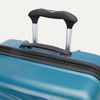 Top view of Travelpro Maxlite Air V2 Check-In Spinner in Teal, featuring the Contour Grip and PowerScope Lite Handle.