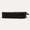 Rear expanded view of the Travelpro® Large Packing Cube in black with a side handle and dual zipper closures.