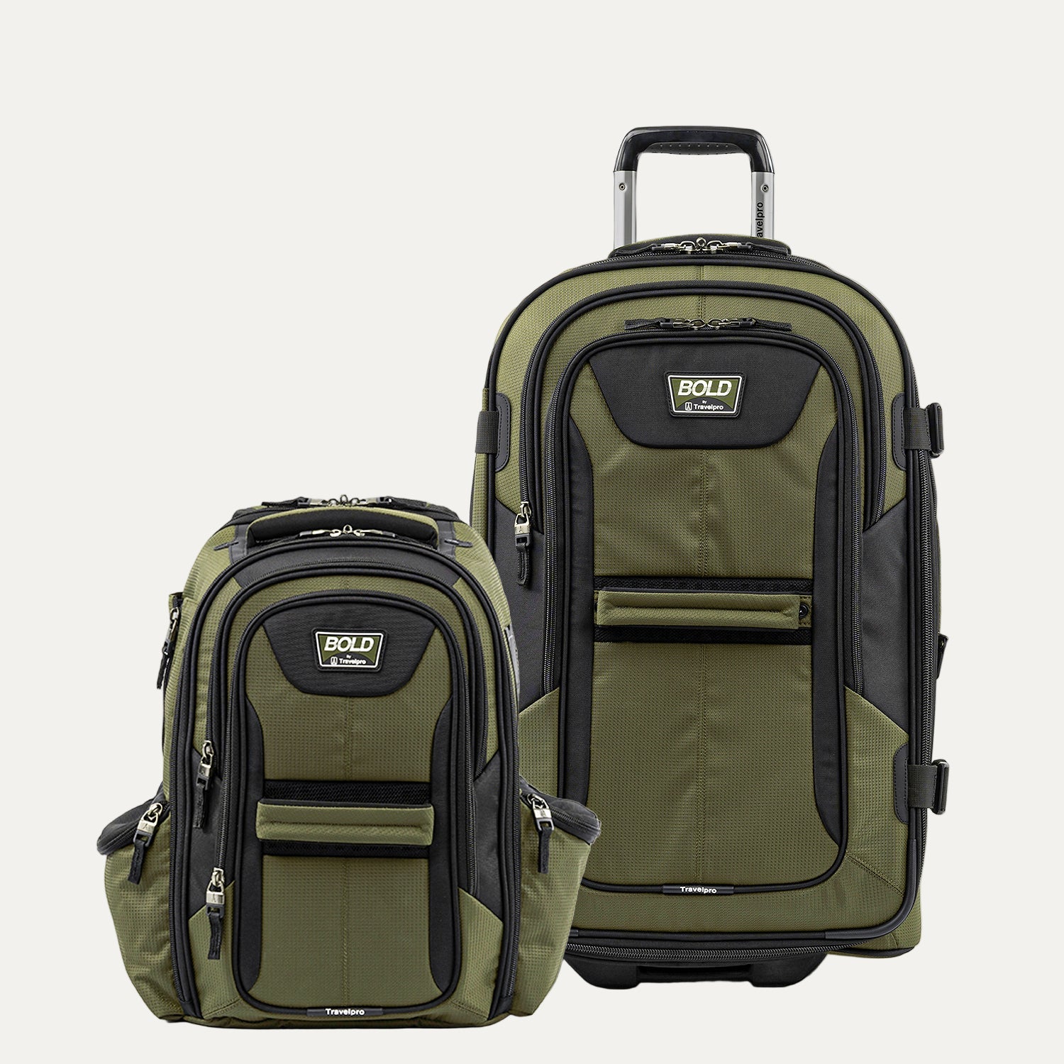 Bold™ By Travelpro®  Backpack / Medium Check-In Set (Green)