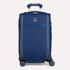 Front view of Travelpro Versapack+ Carry-On in Estate Blue, featuring a PowerScope Extension Handle.