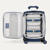 Interior of Blue VersaPack®+ Soft Sided Carry-On Spinner with Removable Compression Organizers