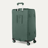 Back of Softsided VersaPack+ Extra Large Checked Luggage Spinner in Green