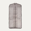 Full-length view of the Travelpro garment bag, featuring mesh panels and a zippered main closure for breathable suit protection.