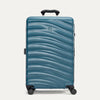 Front view of Travelpro Maxlite Air V2  Expandable Spinner in Teal, featuring 360° Spinner Wheels.