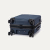 Bottom view of Travelpro Maxlite Air V2  Hardside Spinner in Midnight Blue, showing 360° Spinner Wheels.