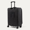 Black suitcase on a white background