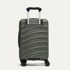 Back view of Travelpro Maxlite Air V2 Carry-On Hardside Spinner in Slate Green, showing textured shell and PowerScope Lite Handle.
