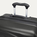 Top view of Travelpro Maxlite Air V2 Check-In Spinner in Black, featuring the Contour Grip and PowerScope Lite Handle.