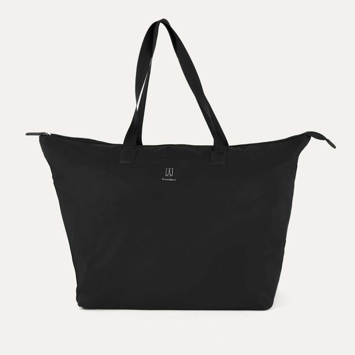black tote travel bag Travelpro Essentials Sparepack Foldable Carry-On Tote Bag 2.0 in Black