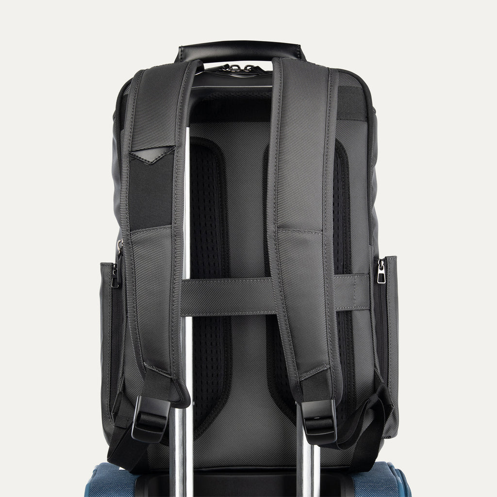 Crew™ Executive Choice™ 3 Slim Laptop Backpack- Titanium Grey