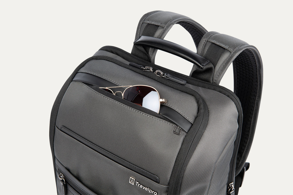 Crew™ Executive Choice™ 3 Slim Laptop Backpack- Titanium Grey