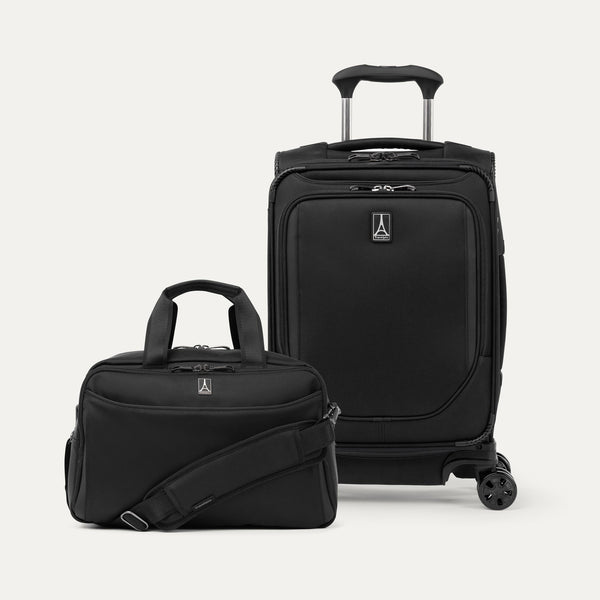 キャリーバッグTravelpro Crew 6 スーツケース Black Carry On and Underseat Luggage Set | Travelpro Crew Classic