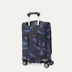 Spinner in Camouflage, featuring an extended Powerscope handle, integrated USB port, leather-accented top handle, and smooth-rolling spinner wheels.
