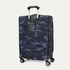 Platinum® Elite Medium Check-In Spinner in Camouflage featuring an extended telescoping handle and smooth-rolling spinner wheels