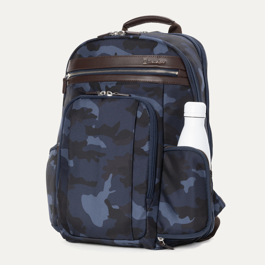 tumi alpha bravo luke roll top backpack blue camo Travelpro Platinum Elite Business Backpack