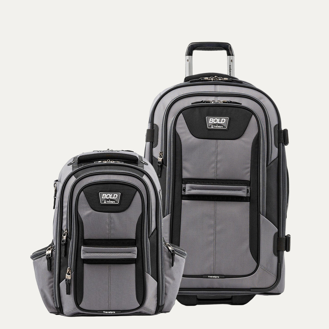 Bold™ By Travelpro®  Backpack / Medium Check-In Set (Grey)