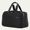 Front of VersaPack+ UnderSeat Mini Travel Tote with Trolley Sleeve in Black