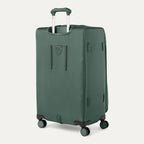 Back of Softsided VersaPack+ Extra Large Checked Luggage Spinner in Green