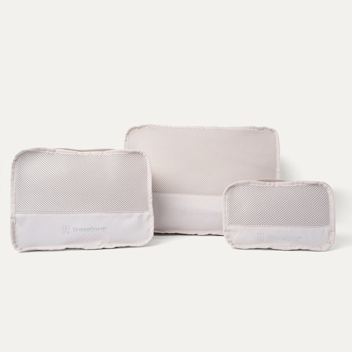 Packing cubes included with the Travelpro Platinum Reserve Medium Check-In Hardside Spinner in Midnight Trail