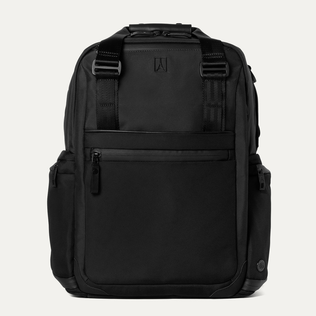 black backpack laptop Travelpro Altitude Medium Expandable Laptop Backpack 25-30L in Aviator Navy