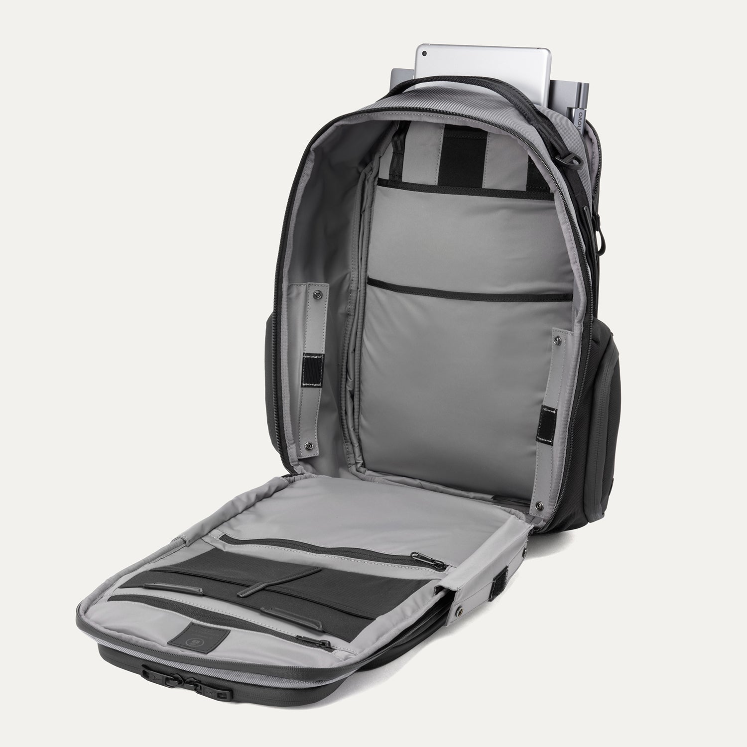 backpack with wheels and laptop compartment Targus 16" Compact Rolling (Black) TSB750US there are 2 side mesh pockets one is zippered for secure storage MATEIN Wheeled Backpack, 18 Inch