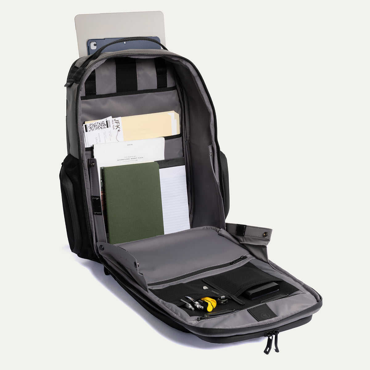 backpack that can hold laptop SWISSGEAR Bloom Light Blue Stands upright 16" Compact Rolling Backpack