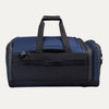 Rear duffel view of the Travelpro Altitude Convertible Duffel/Backpack in Aviator Navy, featuring backpack straps and top grab handle.
