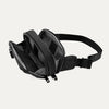 Interior view of Travelpro Altitude Sling 2L in Jet Black, showing dual compartments with internal pockets