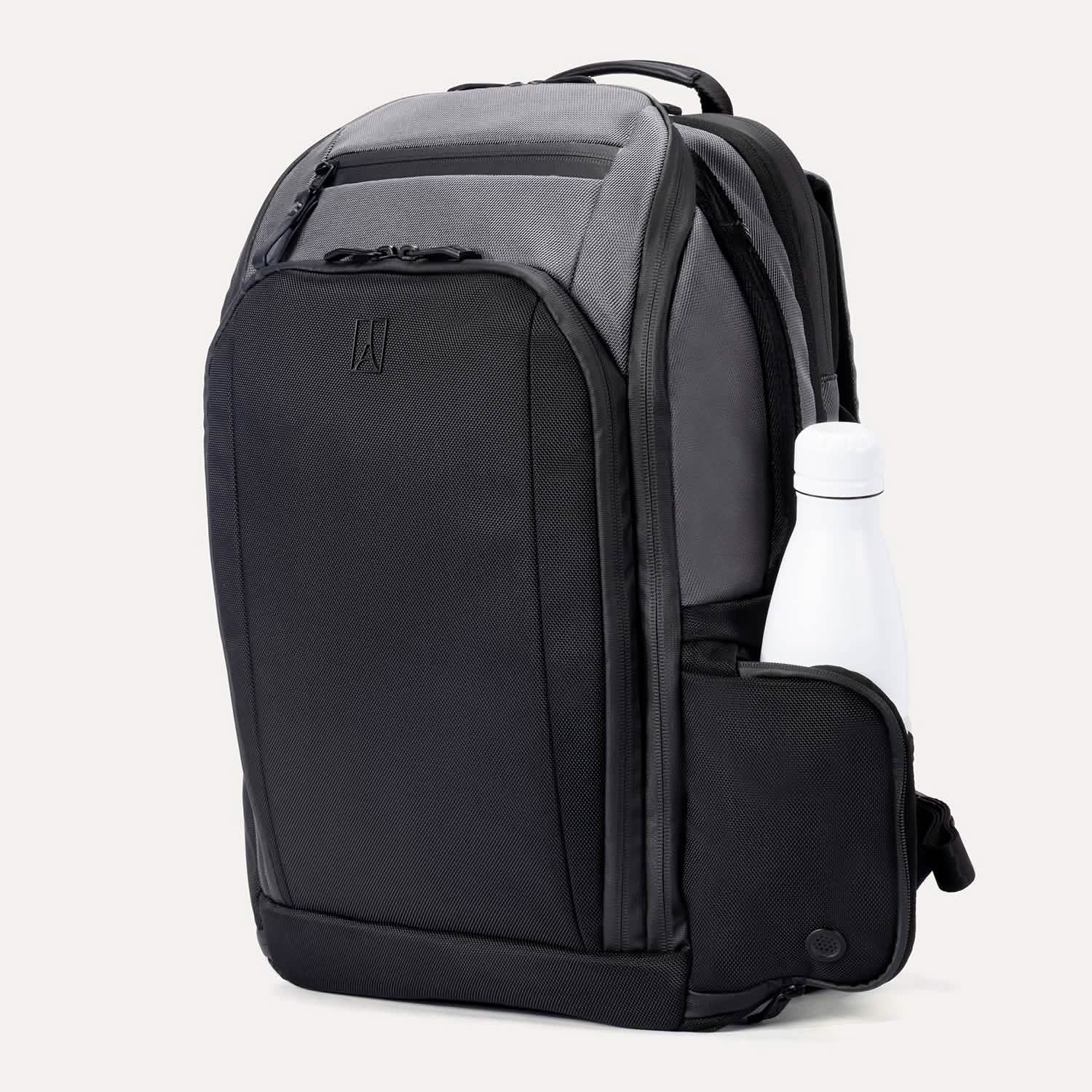 black backpack exterior laptop sleeve Connect in the ACERO Backpack provides ample space for all your essential tools and accessories Expanding Extra Large Laptop Backpack