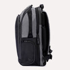 Side view of Travelpro Altitude All-Purpose Laptop Backpack in Falcon Grey
