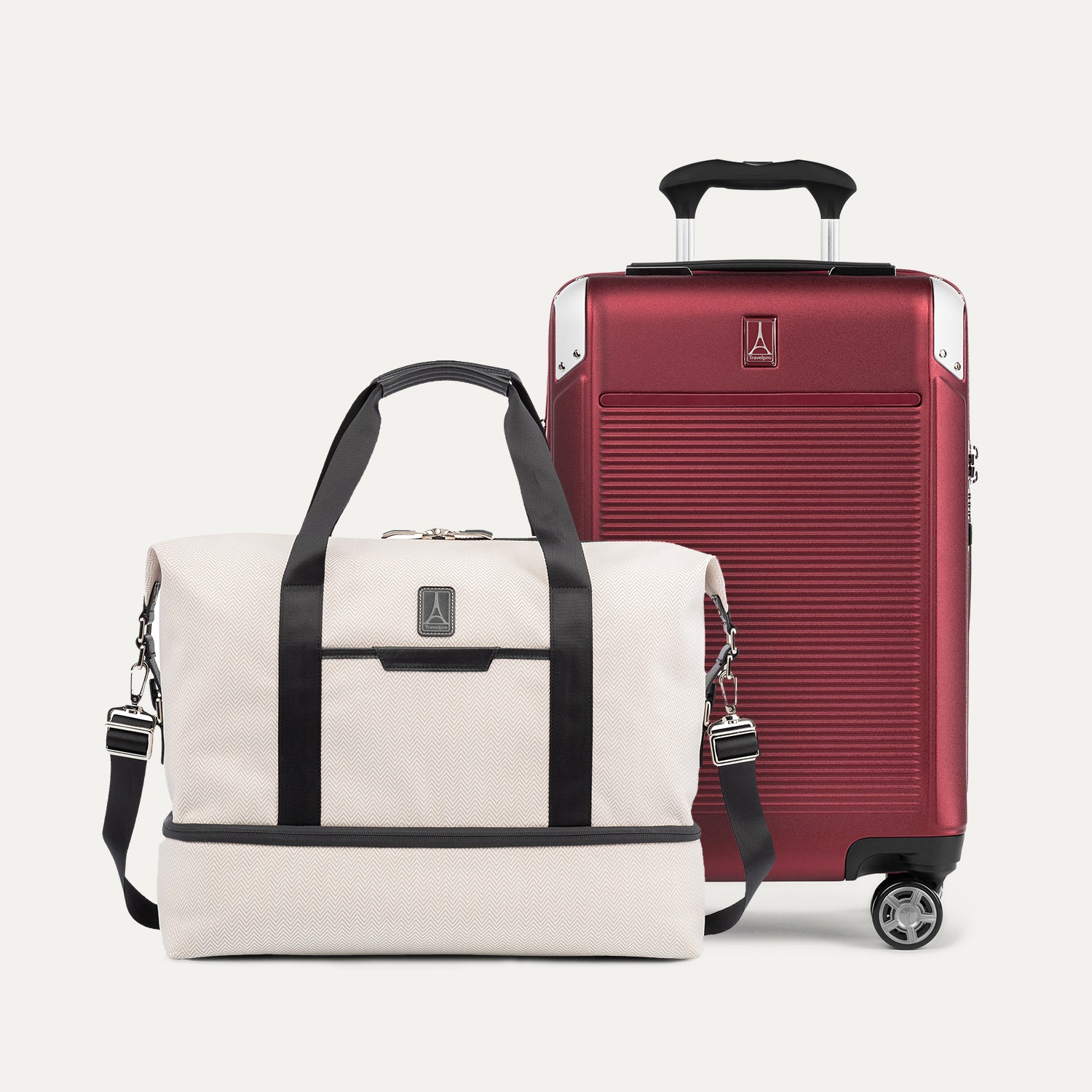 Platinum® Elite Hardside Carry on / Travelpro® x Travel + Leisure® Weekender Set