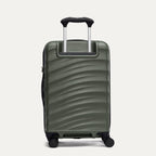 Rear view of Travelpro Maxlite Air V2  Expandable Spinner in Slate Green, featuring PowerScope Lite Handle.
