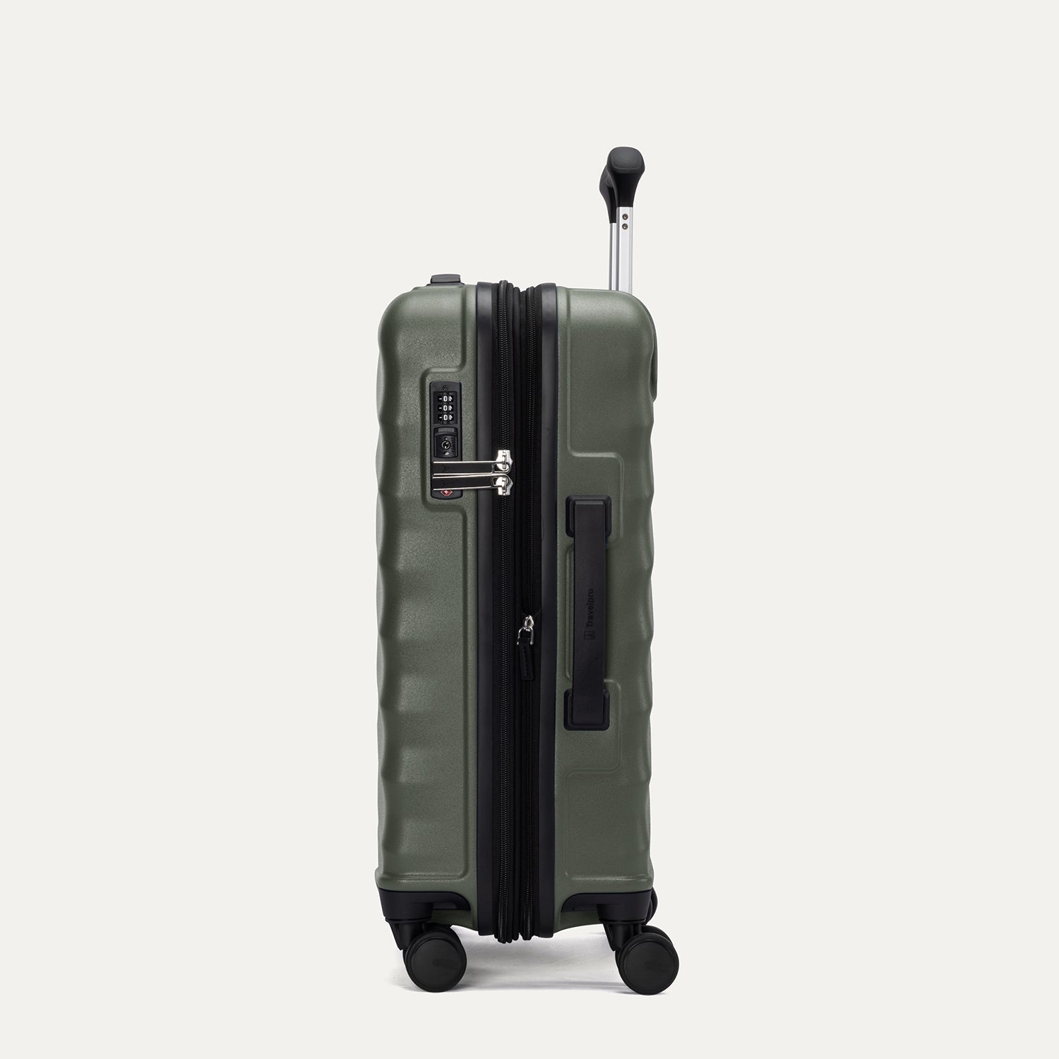 Travelpro Maxlite Air V2 Expandable Spinner in Forever Pink, featuring a textured shell and 360° Spinner Wheels.
