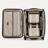 Interior with accessory pocket, water resistant pocket of a carry on rollaboard