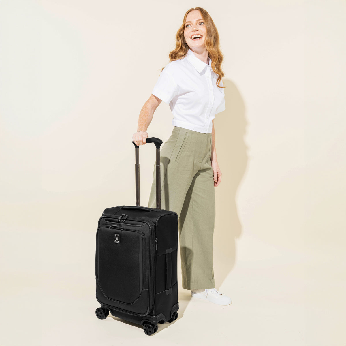 Crew Classic Carry-On Spinner Luggage /Travelpro Altitude Large Backpack Set