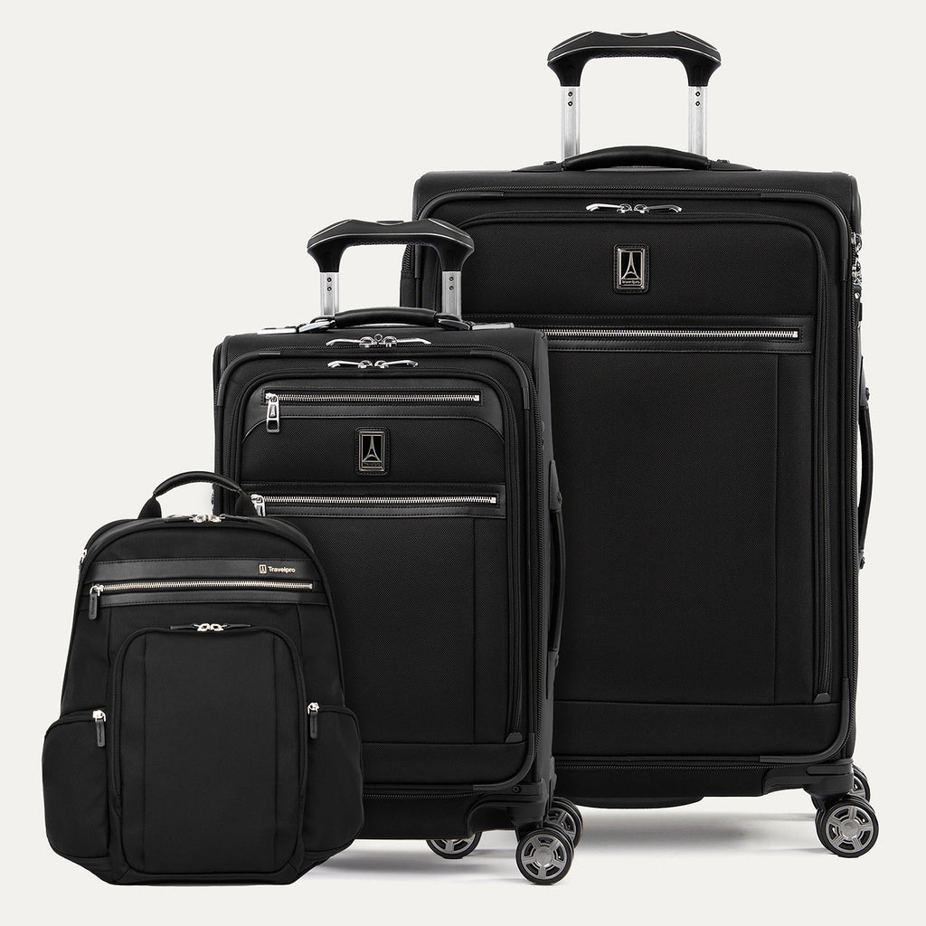 Business Trip Essentials - Platinum® Elite Backpack / Carry-On / Medium Check-In Set