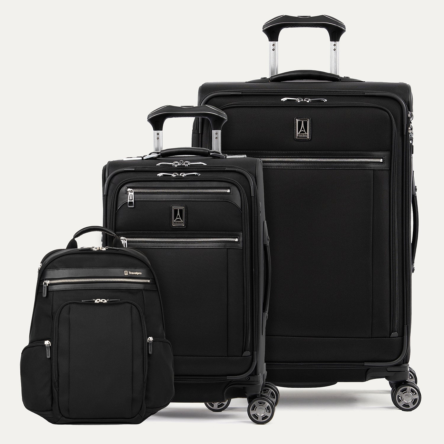 Business Trip Essentials - Platinum® Elite Backpack / Carry-On / Medium Check-In Set
