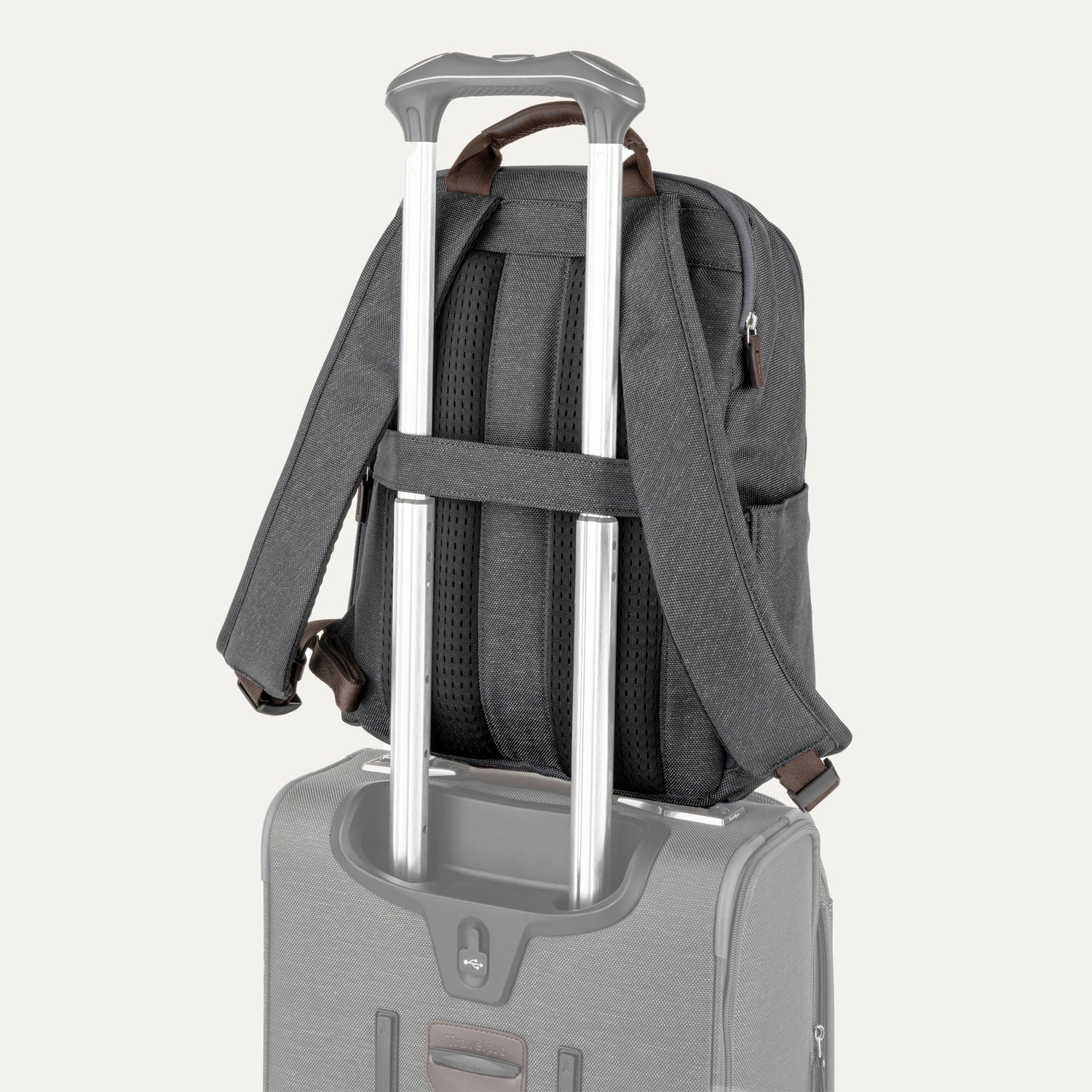 amazonbasics slim carry on travel backpack grey weekender Travelpro Platinum Elite Carry-On /Slim Backpack Set w/ Built-In USB Port