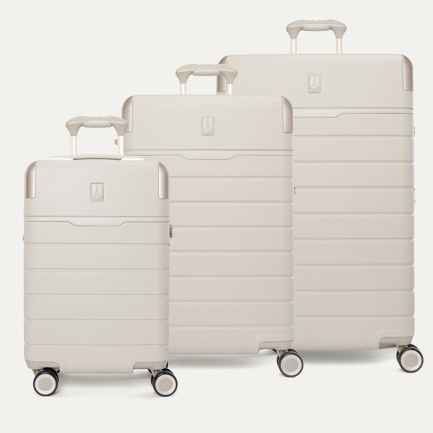 Resurrection カートバッグ ホワイト/ベージュ Platinum Reserve Carry-On / Medium / Large Hardside Set in