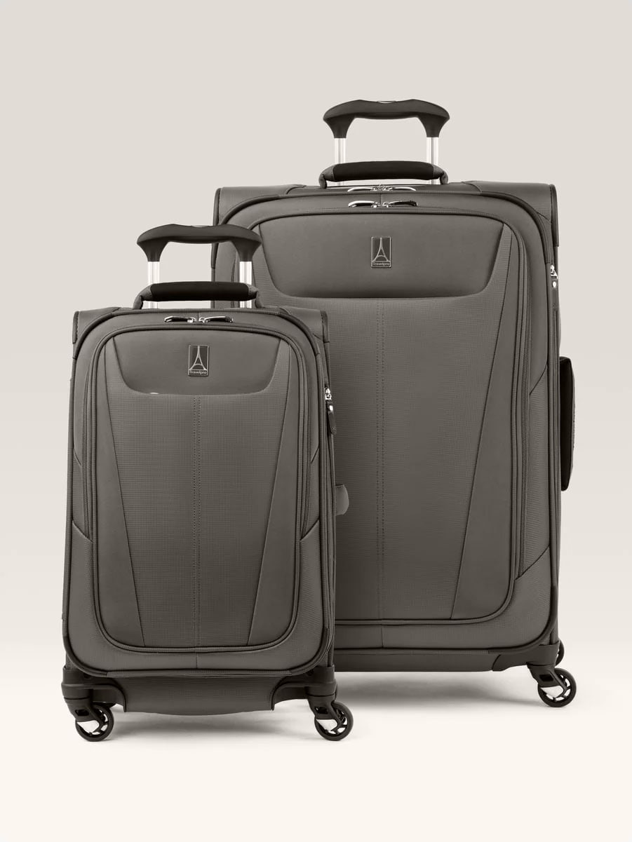 by travel luggage