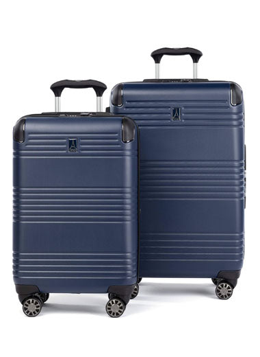 Roundtrip hard shell luggage sets in Silver.