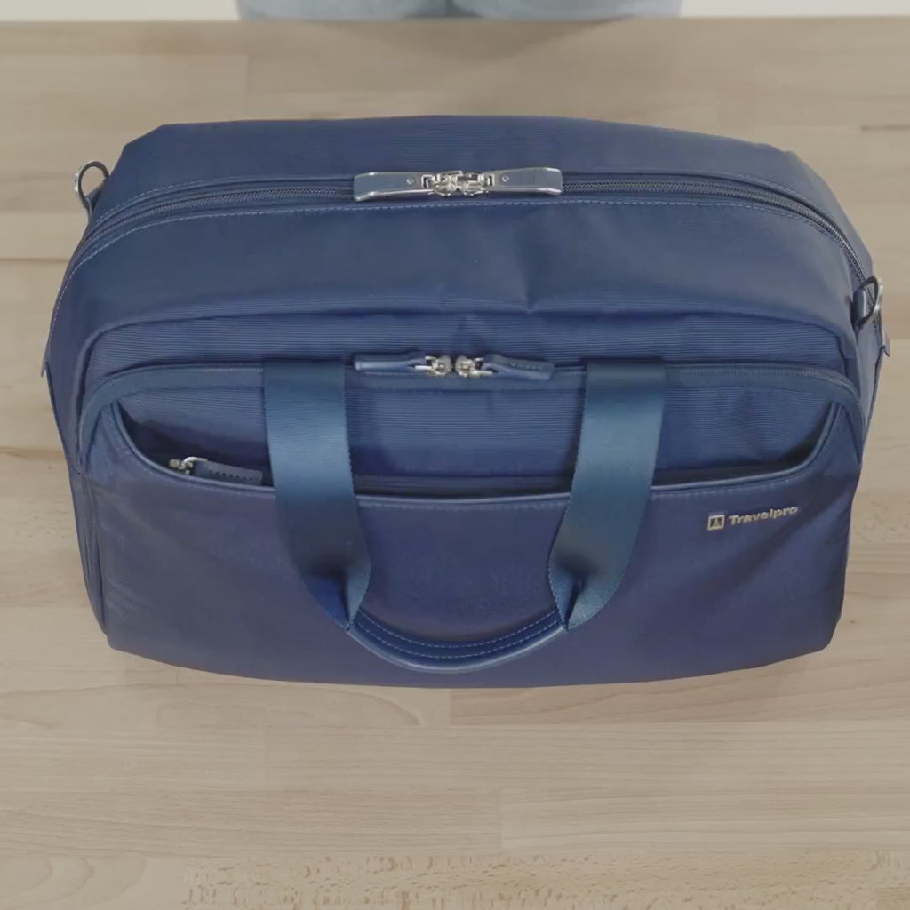 organization video of blue tote
