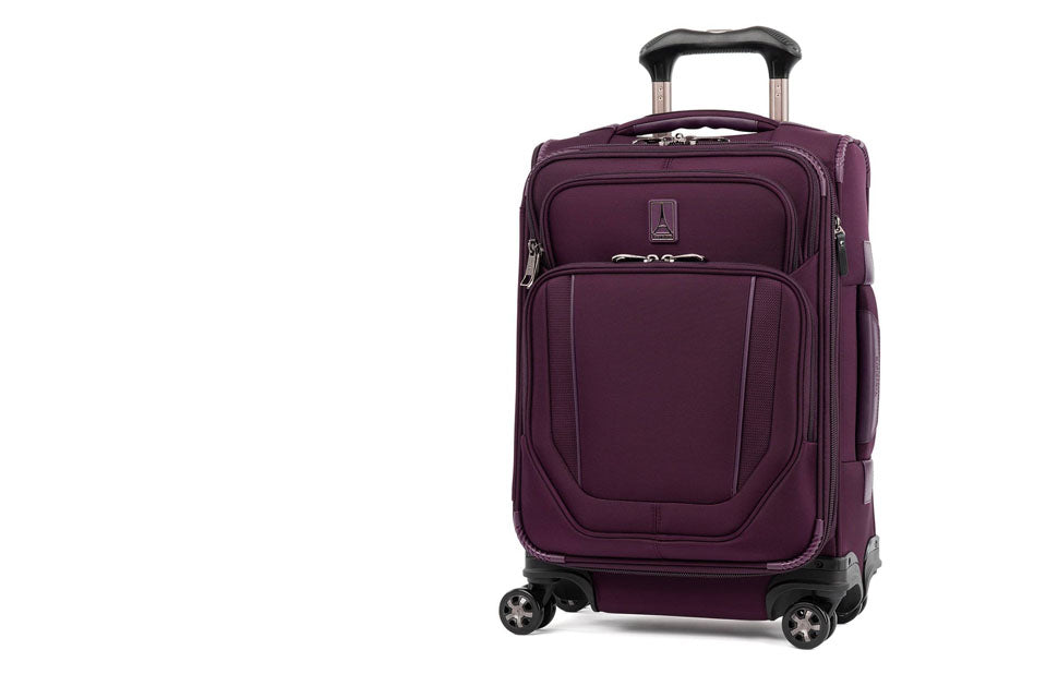 Crew Versapack softside carry on luggage in Purple.