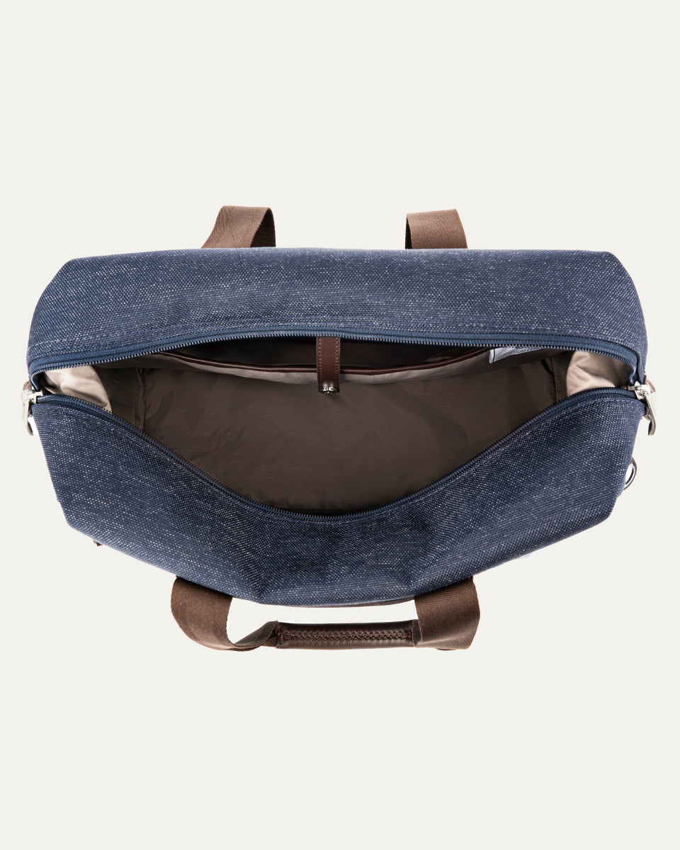Platinum elite soft side duffel in blue