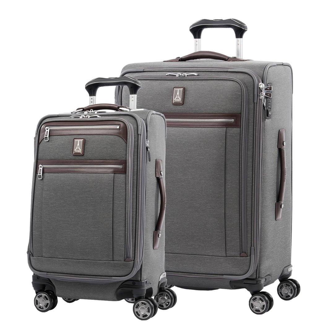 Platinum Elite Carry On Checked 2 Piece Luggage Set Travelpro